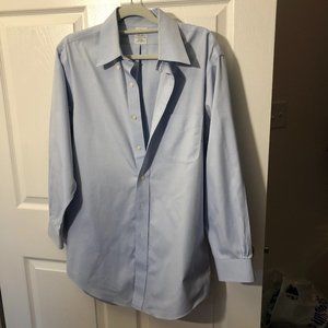 Brooks brothers men shirt blue light long sleeves, size 16 - 32